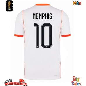 Netherlands Memphis Depay #10 Replica Away Stadium Shirt World Cup 2026 Short Sleeve